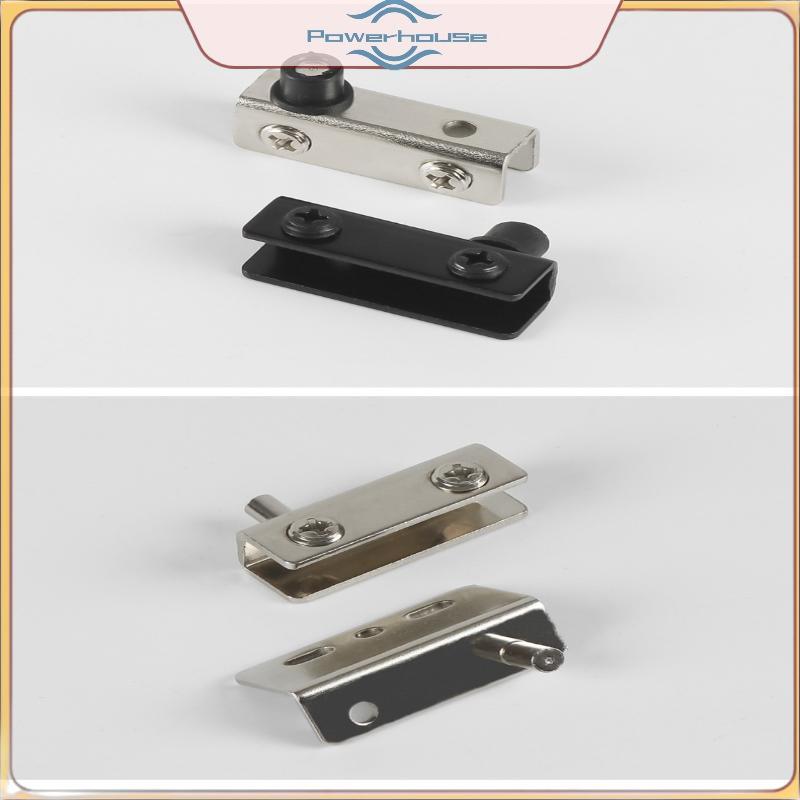 ĐIỆN 1 Bộ Lắp Đặt Dễ Dàng Với Khoan Cần Thiết Bản Lề Cửa Kính Inox Thích Hợp Cho Bộ Thủy Tinh 5 ~ 6mm 2.