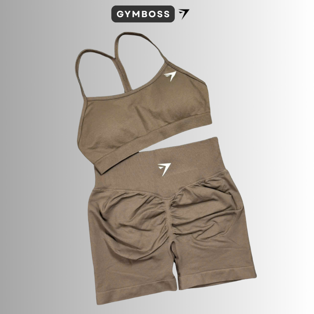 Bộ Quần Áo Tập Gym,Yoga,Chất Dệt 10% Elast Cao Cấp,Sẵn Mút Tiện Lợi Tôn Form Tôn Dáng GB324