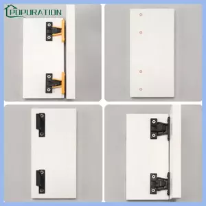 Bộ phần cứng gắn bảng nhựa POP Bộ phần cứng trang trí tường Gói 10 cung cấp cho các dự án trang trí nội thất