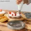 {AKIN} Khuôn làm bánh Mousse bằng thép không gỉ chịu nhiệt Vòng bánh Tart tròn đục lỗ Bánh quy Bánh ngọt Khuôn cắt vòng tròn Dụng cụ làm bánh {a}