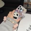 Thích hợp cho Ốp điện thoại Apple 17promax Máy hâm nóng tay Panda Kim cương giả iPhone16 Full Diamond