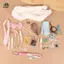 Mặt dây chuyền mèo con sang trọng Kawaii Chất liệu tự làm thủ công Paage Bé gái Đồ chơi trẻ em Quà tặng treo dễ thương EMKK