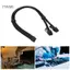 NAMA 16Pin đến Double 6 + 2Pin Cáp nguồn GPU cho các nhà xây dựng PC Cáp PCIe bện với lược cáp để định tuyến máy tính để bàn sạch sẽ