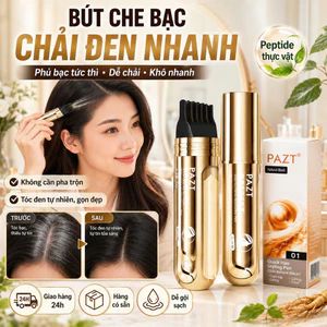 🔥Giá sốc🔥Bút peptide thực vật chải đen nhanh | Bút che bạc tạm thời 1 lần | Bút nhuộm tóc có lược dưỡng
