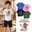 Áo thun bé trai form rộng gấu con hình in Cá tính bé từ 2-12 tuổi