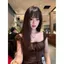 Mùa hè 2026 Áo thun ngắn tay có dây cổ vuông phong cách Pháp Pure Desire Hot Girl Don 't Pick Your Body Slim-Fit Niche