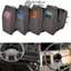 FANIELLAPOWELL Marine Rocker Switch, 4 Pin SPST Boat Rocker Switch, Chống nước ON- 12V 20A DPST LED Rocker Switch cho ATV