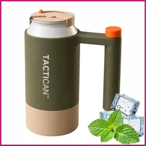 Bia Có Thể Tay Đôi Tường Chống Rò Rỉ Cốc Có Tay Cầm Và Nắp Chai Làm Mát Tay Cho Soda Cắm Trại Ngoài Trời shopidaevn