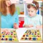 POWER Bảng chữ cái Nga Chữ cái Đồ chơi Montessori giáo dục bằng gỗ dành cho trẻ mới biết đi Hoạt động học tập tại nhà sớm.