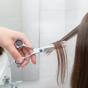 BeautifulHomeA Professional 6 Inch Cắt Tóc Và Mỏng Bộ Kéo Dành Cho Nữ Salon Cắt Tóc Thép Không Gỉ Sắc Nét Cho Gia Đình Tạo Kiểu Tóc VN