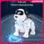 JASMINE Robot Chó Có Thể Lập Trình Thú Cưng Điện Tử Đi Bộ Thông Minh Đồ Chơi Tương Tác Cảm Ứng Cảm Biến Đóng Thế Động Vật Cho Giờ Chơi JASMINE