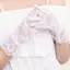 MAKY Nữ Vintage Sheer Găng Tay Ren Ngắn Găng Tay Cưới Derby Tiệc Trà Chiều Dài Cổ Tay Găng Tay Hoa Cho Bữa Tối Lạ Mắt Trang Phục Phụ Kiện Găng Tay VN
