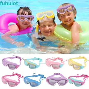 Kính bơi FUHUIOT Trẻ em ngáy Lướt sóng Trẻ em Kính mắt thể thao Đồ bơi Chống nước Chống sương mù Nút tai bơi Silicone Kính mắt