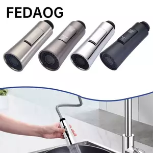 Bộ chuyển đổi vòi FEDAOG, Đầu vòi chống văng bằng nhựa, Vòi thay thế loại kéo có thể điều chỉnh bền bỉ đa năng
