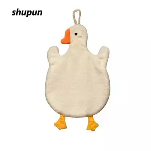 Khăn tay ngỗng SHUPUN, Khăn tay nhà bếp hoạt hình dày, Dễ thương khô nhanh siêu thấm nước Khăn tay phòng tắm Sử dụng phòng tắm