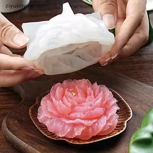 Ziyulinyuk Hoa Mẫu Đơn Nến Khuôn Silicon Bánh Hoa Hồng Chocolate Khuôn Silicon Xà Phòng Khuôn Quà Tặng Ngày Lễ Tình Nhân Khuôn Hoa Hồng VN