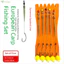 YOLOGO 5 chiếc Móc câu tóc, Móc câu cá Pesca Flip / Iseni Móc câu cá chép, Thiết bị 2025 Sẵn sàng Kích thước 2 # -12 # Giàn khoan cá chép mồi câu cá