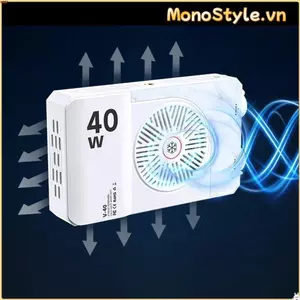 Đèn LED máy ảnh MONOSTYLE 40W, Nhiệt độ màu kép 0-100% Đèn Video COB 40W có thể điều chỉnh, Túi di động 4400mAh có thể sạc lại 2800K-9000K Chụp ảnh chiếu sáng chụp ảnh