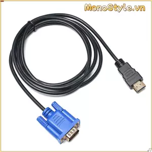 MONOSTYLE 1-5m Nam Đến Nam Đầu Nối Video Nóng Kỹ Thuật Số AV Adapter Dây Cho PC HDTV