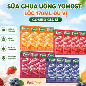 Sữa Chua Uống Yomost Lốc 170ml Nhiều Vị, Thơm Ngon Đậm Đà Dinh Dưỡng Cho Bé