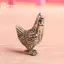 GE Đồng Chắc Chắn Hen Tượng Nhỏ Để Bàn Đồ Trang Trí Vintage Cung Hoàng Đạo Động Vật Các Bức Tượng Mẫu Luy Trang Trí Nhà Cửa Thủ Công Phụ Kiện VN