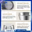 Gói 12 - Cốc đựng gia vị bằng thép không gỉ chải cao cấp Gia vị Nồi nhúng lỏng Bát - 2.5Oz 70Ml
