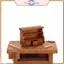 POWER 1 Bộ 1 / 12 Nhà Búp Bê Bằng Gỗ Retro Tủ Trưng Bày Với Mô Hình Sofa Nội Thất Mini Thực Tế Cho Cảnh Phòng Khách.