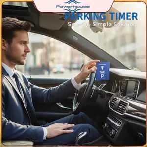 Đĩa hẹn giờ đỗ xe màu xanh kỹ thuật số POWER Dễ dàng sử dụng Thiết bị Clo đỗ xe di động cho kịch bản điều chỉnh ô tô.