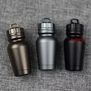 DARON Capsule Chai Hợp kim nhôm Chống thấm nước kín Hộp đựng thuốc sáng tạo