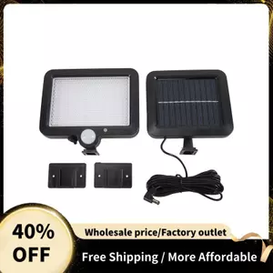 Đèn tường năng lượng mặt trời Đèn cảm biến chuyển động ngoài trời 56 đèn LED an ninh ban đêm cho sân vườn Nhà để xe Đường lái xe Hàng rào hiên nhà