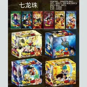 Thẻ Dragon Ball Phiên Bản Tiếng Anh Dragon Ball Card Đồ Chơi Full Flash Thẻ Toàn Bộ Hộp Thẻ Ngẫu Nhiên Quà Tặng Sinh Nhật