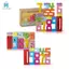 Khối xếp chồng số Khối xây dựng bằng gỗ Đồ chơi trẻ mới biết đi Hoạt động học tập mầm non cho trẻ từ 3 tuổi trở lên