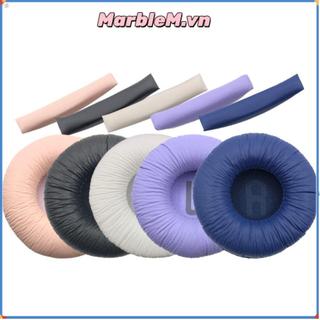 Miếng đệm tai nghe MARBLEM, Đệm tai mềm mại thoải mái, Băng đô thay thế bằng bọt cho phụ kiện tai nghe T520BT T510BT T500BT T450BT