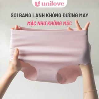 Quần Lót Su Nữ Băng Lạnh Không Đường May Đáy Tơ Tằm Kháng Khuẩn Unilove  Chống Lộ Viền Mùa Hè 3392