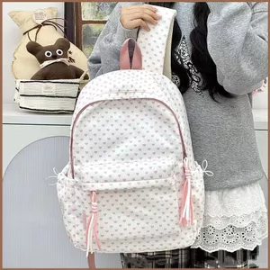 SQ11 Ba lô học sinh nhẹ tươi mới có giá trị thẩm mỹ cao Túi đi học giải trí phong cách Harajuku