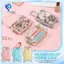 Vali Nhựa Mini Bao Bì Trong Suốt 3 Chiếc Khay Lông Mi Giả Xe Đẩy Hành Lý Hộp Kẹo Đảng Ủng Hộ