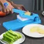 Máy thái lát để bàn đa chức năng Máy thái lát đơn giản cho máy cắt thịt bò béo bằng tay Rau quả