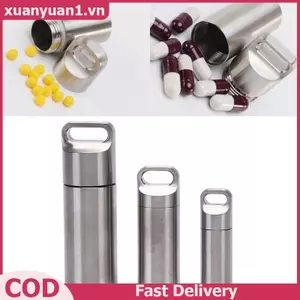 XUAN Viên nang chống nước Seal Chai ngoài trời Hộp đựng thuốc sinh tồn Bình đựng thuốc VN