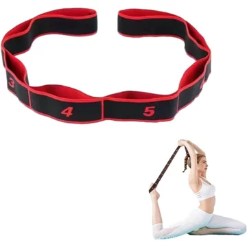 Dây kháng lực được đánh số, Dây kháng lực thể dục để kéo dài và tập yoga, Dây đeo số Yoga Vai và lưng Mở kháng lực tập thể dục căng kéo dài