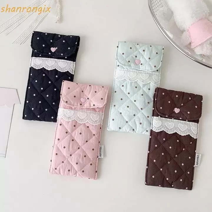 Hộp đựng bút chì chấm AUGIX Y2k, Túi đựng bút chì để bàn Túi đựng bút phong cách Hàn Quốc, Hộp đựng mỹ phẩm trang điểm Dung tích lớn Văn phòng phẩm Túi vải đa chức năng Văn phòng phẩm Văn phòng phẩm