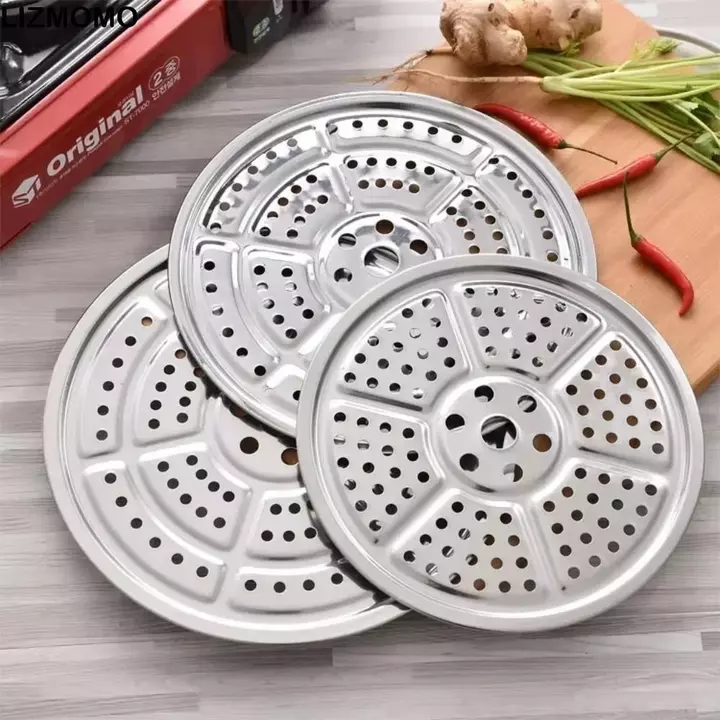 Tấm hấp nồi hơi LIZMO, Ngăn hấp tiện ích nhà bếp 16-34cm, Giá đựng đồ đựng đồ dùng nhà bếp bằng thép không gỉ bền bỉ