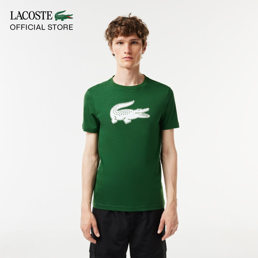 Áo Thun Thể Thao Lacoste Nam Cỡ XXL Có Logo Công Nghệ Ultra Dry