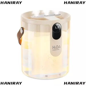 Máy tạo độ ẩm không khí HANIRAY, 1.5L có đèn LED Máy tạo độ ẩm lấp đầy trên cùng, Máy tạo sương mù cầm tay có thể sạc lại Máy tạo độ ẩm thông minh cho phòng ngủ, văn phòng tại nhà