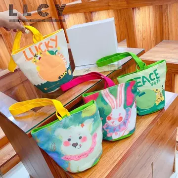 Women's Cute Canvas Bucket Bag – for School