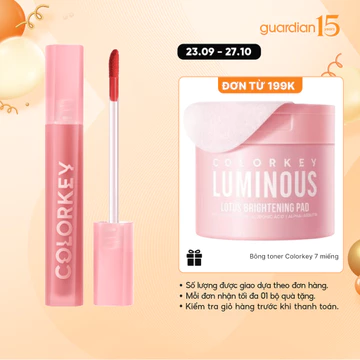 Son Kem Lì Mịn Mượt Colorkey Airy Velvet Lip Lacquer 2.5gr