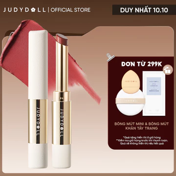 [MỚI] Son Lì JUDYDOLL Soft Matte Lipstick Son thỏi Mịn lì Chứa Collagen Dưỡng môi 2g