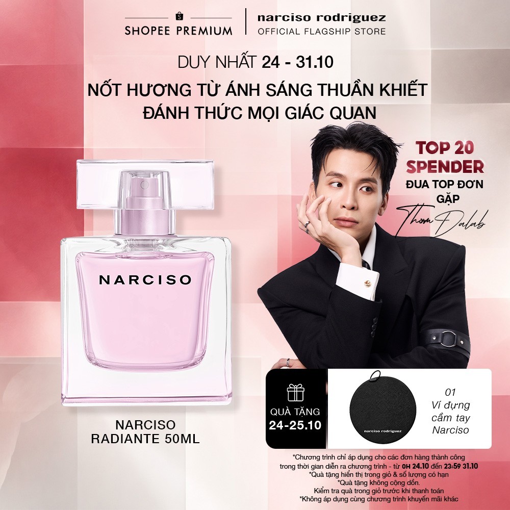 Nước Hoa nữ Narciso Rodriguez Narciso Eau De Parfum Radiante 50ml