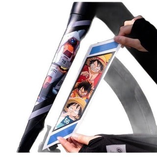 Xe Đạp Đường Bộ Phuộc Trước Phong Cách Nhật Bản Hai Chiều Anime Xe Đạp Leo Núi Khung Trang Trí Cá Tính Lớp Phủ Chống Thấm Nước Phim Miếng Dán Sửa Đổi Mới Hơn HT9U