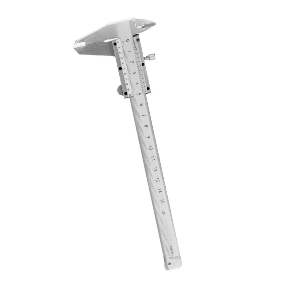 Thước kẹp Vernier BORAGETE, Thước kẹp kỹ thuật số không phải bằng thép Carbon chính xác 0,02mm, Độ chính xác cao Phạm vi 0-150mm bền bỉ Đồng hồ đo micromet bên trong Đo bước sâu bên trong