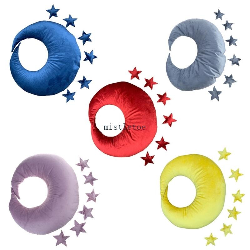 MIS Baby Poseing Moon Gối Ngôi Sao Bộ Đạo Cụ Chụp Ảnh Sơ Sinh Trẻ Sơ Sinh Phụ Kiện Ảnh